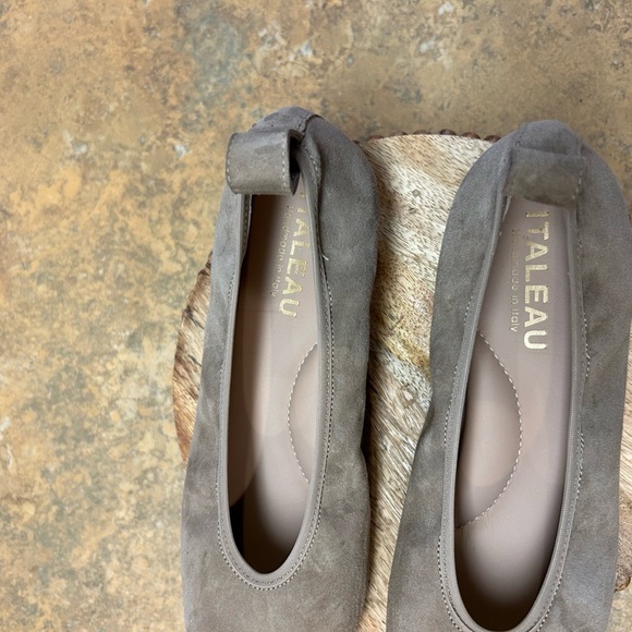 Staley Mara Taupe Suede Flex Ballet Flats - Picture 7 of 10